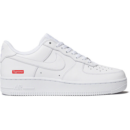 Supreme x Nike Air Force 1 '07 White Sneakers - Men's & Women's Basketball Shoes for Streetwear & Casual Outfits