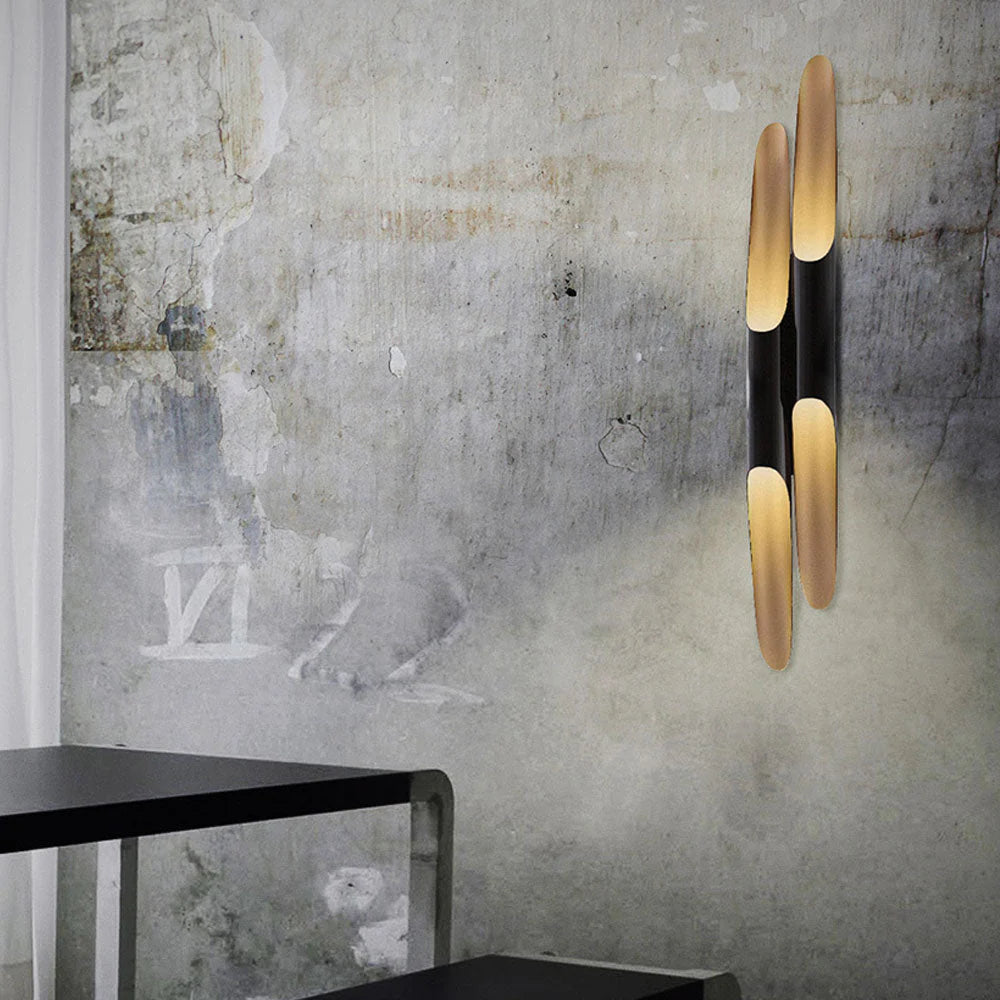 Coltrane Modern LED Wall Lamp - Dimmable Bedroom Light Fixture for Living Room, Hallway & Office - Energy Efficient Sconce with Adjustable Brightness