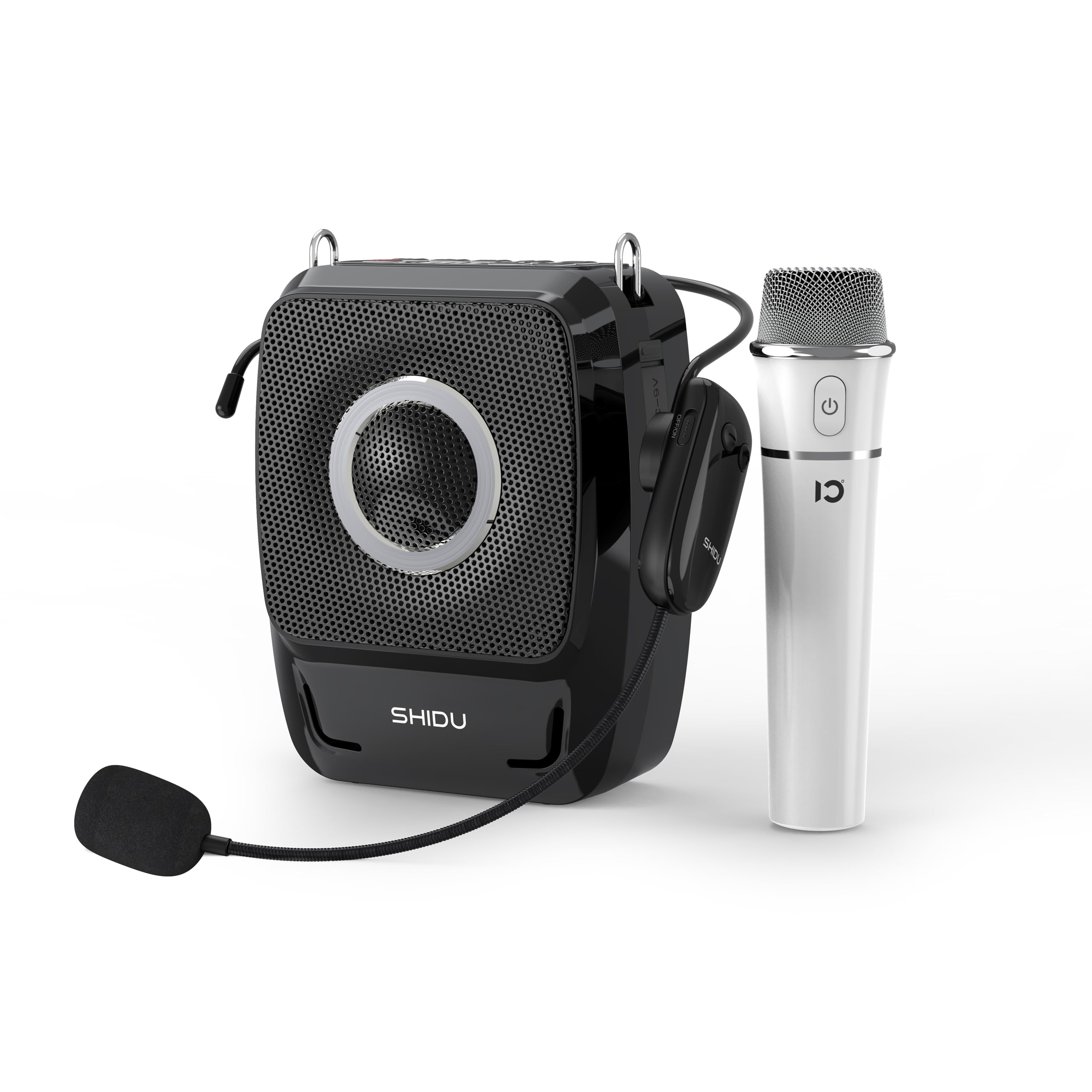 SHIDU Wireless Voice Amplifier with Microphone - Portable Bluetooth Megaphone Speaker for Teachers, Tour Guides, Meetings & Public Speaking | Ideal for Classroom, Outdoor Events & Presentations