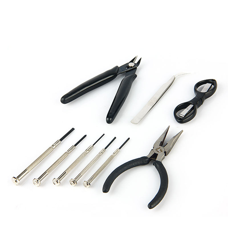 GeekVape DIY Vape Tool Kit - Essential Coil Building & Vape Mod Repair Kit for Vaping Enthusiasts - Perfect for Home & Travel Vape Maintenance