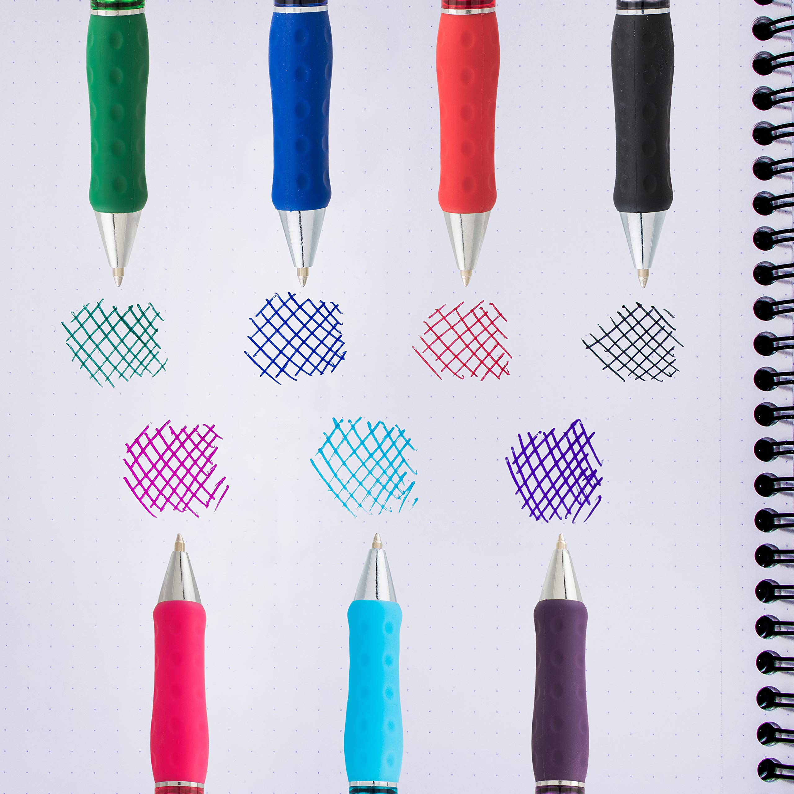 Pentel RSVP Super RT Ballpoint Pens - 1.0mm Medium Point, Smooth Writing Pink Ink, 12-Pack (BX480-P) - Perfect for Office, School & Everyday Use