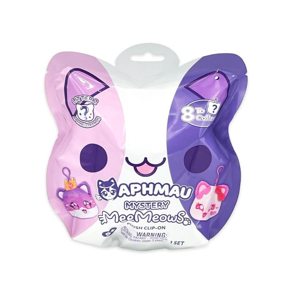 Aphmau MeeMeows Mystery Catface Clip Ons (Blind Bag) - Cute Cat Ear Hair Clips for Kids & Teens - Perfect for Cosplay, Dress Up, and Collectible Fun