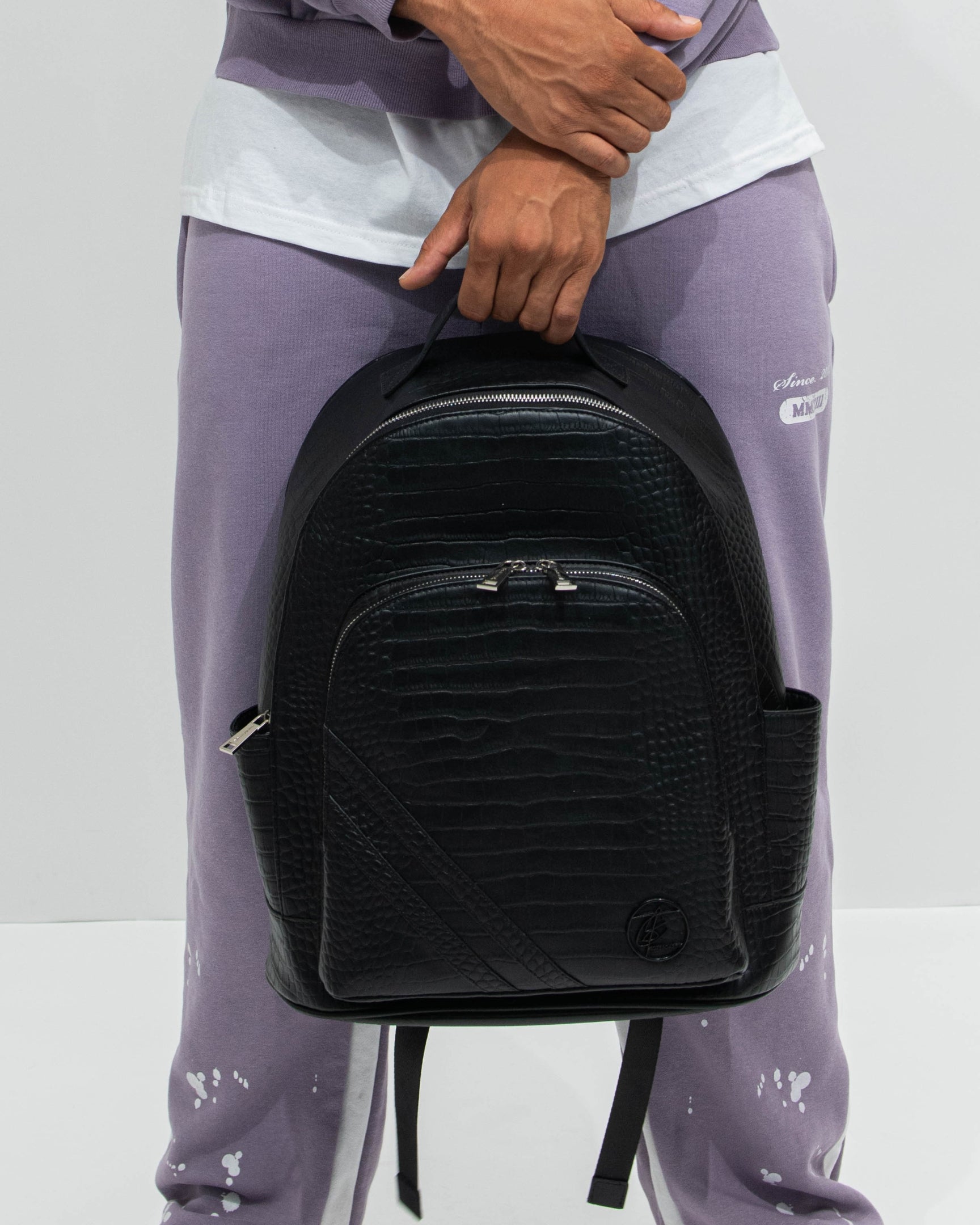 Premium Genuine Leather Backpack for Men & Women - Stylish Durable Black Laptop Bag - Perfect for Travel, Work & School