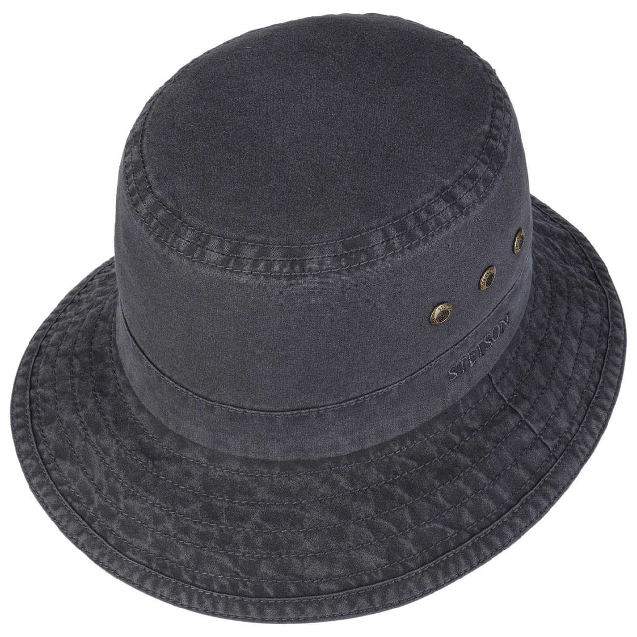Stetson Reston Bucket Hat for Women & Men - Sun Protection Outdoor Hat for Hiking, Beach, Fishing & Summer Activities