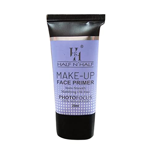 Half n Half PHOTOFOCUS 100% Natural Finish Makeup Face Primer (20ml) - Smoothing & Hydrating Base for Flawless Foundation Application | Perfect for Daily Wear & Special Occasions