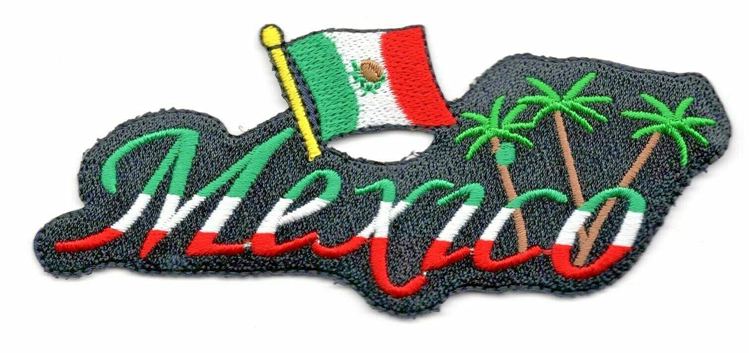 Mexico Flag Iron On Patch - Mexican Pride Embroidered Sew-On Badge for Jackets, Hats & Backpacks | Perfect for National Holidays, Festivals & DIY Crafts