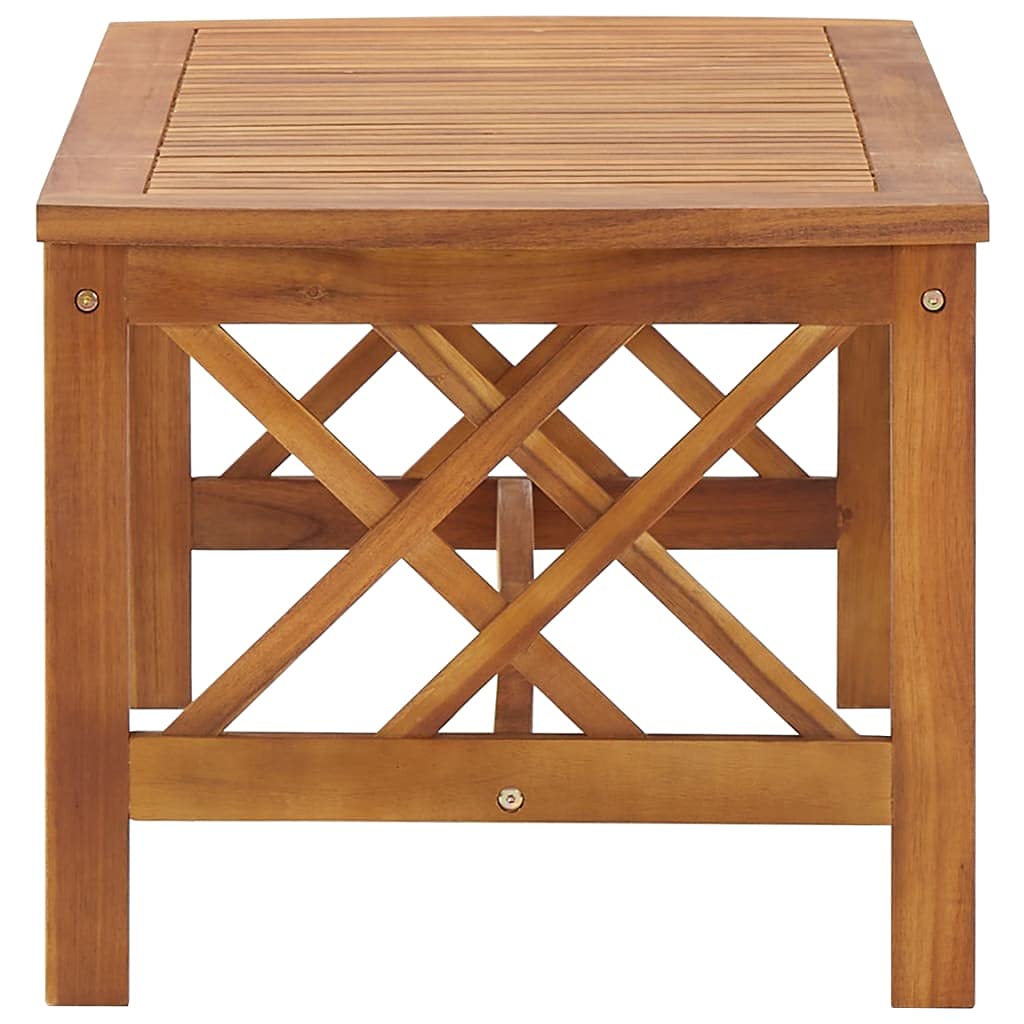 40.2x19.7x16.9 Inch Solid Acacia Wood Coffee Table - Modern Living Room Tea Table, Sofa Table & TV Stand | Fast Shipping | Perfect for Small Spaces, Apartments & Cozy Home Decor