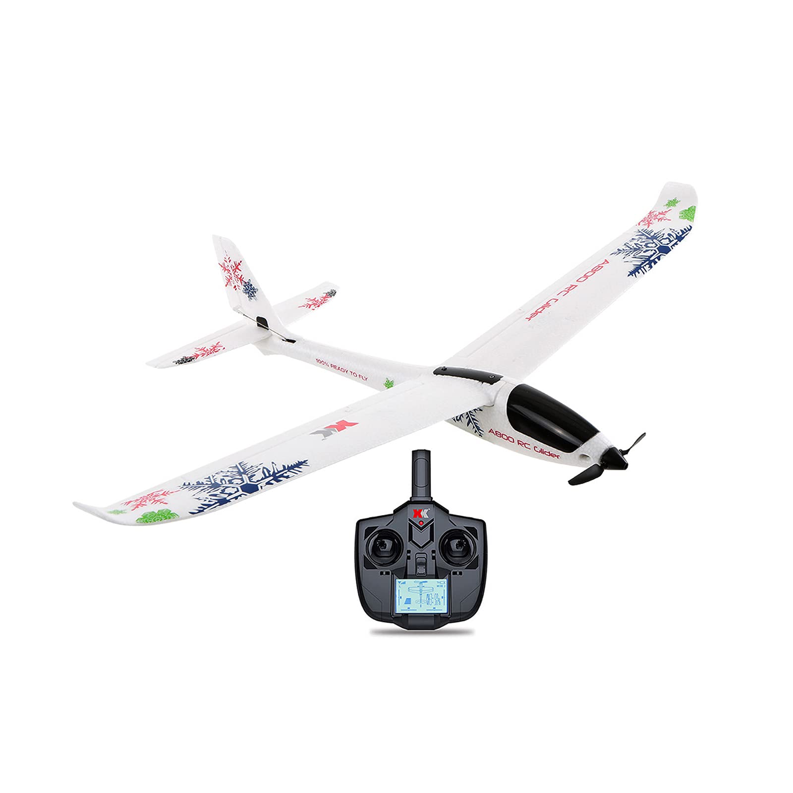 **5 Channel RC Plane for Adults - Ready to Fly Remote Control Airplane with 3D 6G Mode, Easy to Use, Great Gift for Advanced Kids & Hobbyists | Outdoor Flying, Backyard Fun, RC Enthusiast Toy**