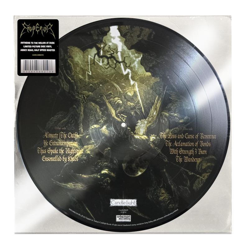 Anthems To The Welkin At Dusk - Limited Edition Vinyl Picture Disc LP | Emperor Black Metal Album | Perfect for Metal Music Collectors & Vinyl Enthusiasts