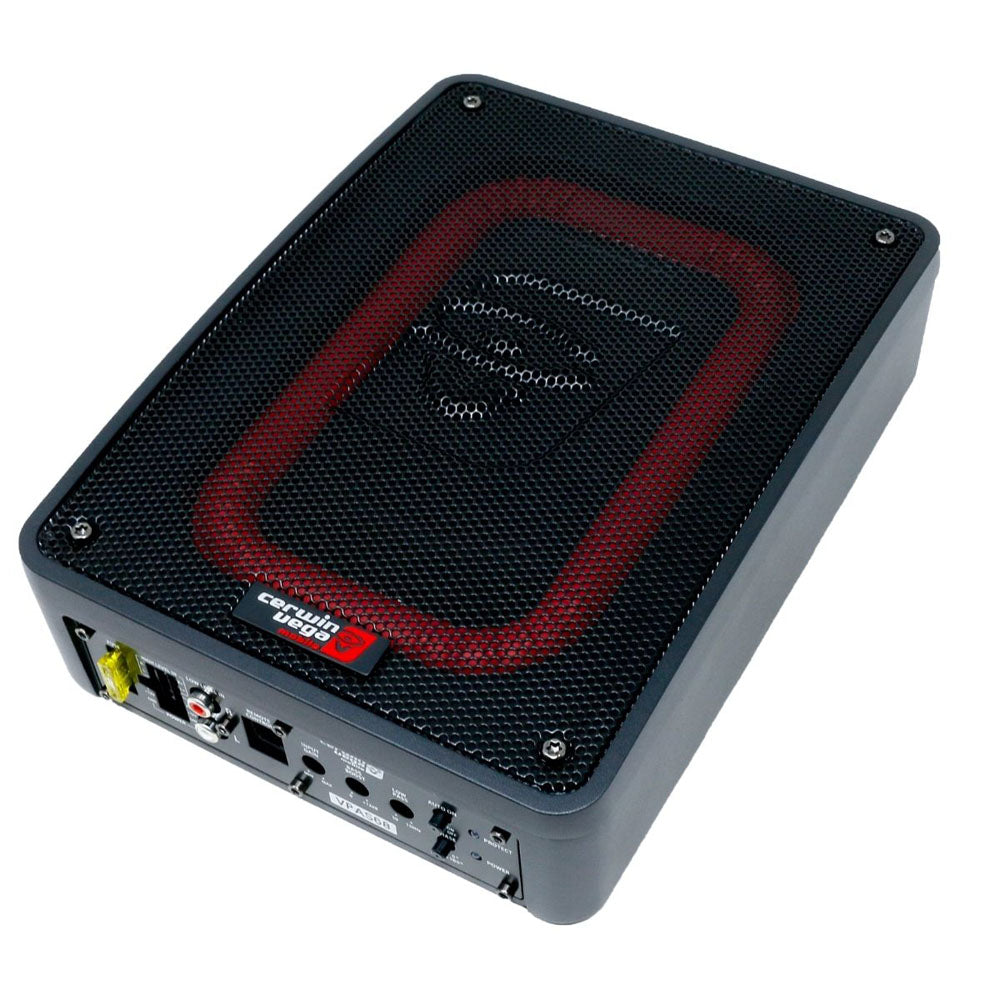 Cerwin Vega VPAS68 Vega Series 6x8 100W RMS 4 Ohm 300W Max Power Active Subwoofer - Premium Car Audio System for Deep Bass in Vehicles & Home Theater Setups