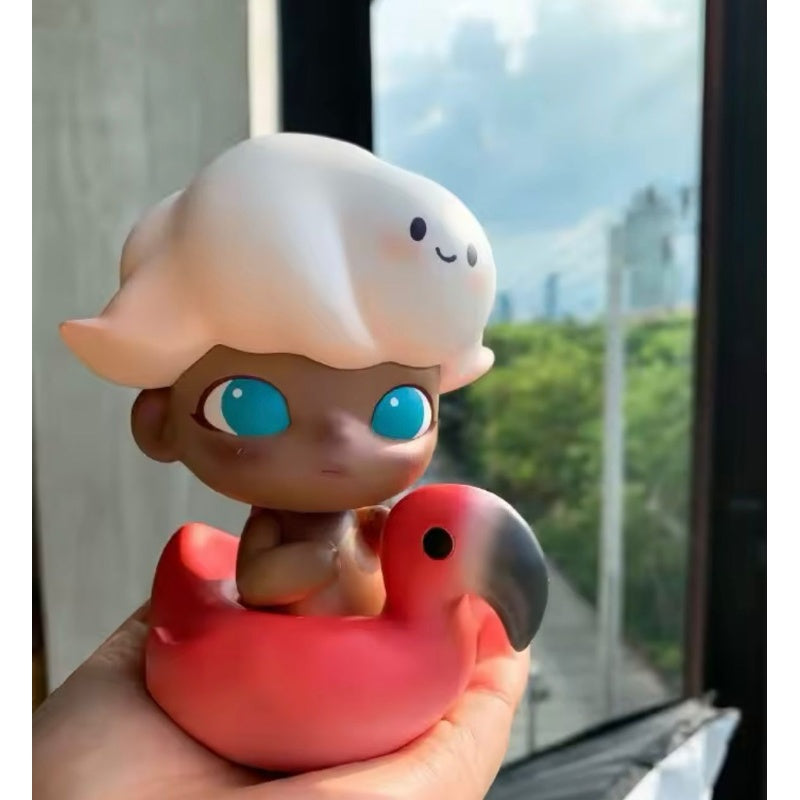 DIMOO In Thailand Flamingo Limited Edition Collectible Figure - Cute & Rare Anime Character Statue for Display, Gift & Home Decor