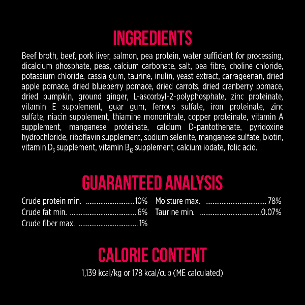 Nutrience SubZero Prairie Red Pate Canned Cat Food - Grain-Free, High-Protein Wet Cat Food for Adult Cats - Perfect for Picky Eaters & Indoor Cats