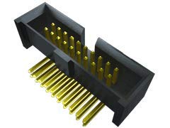 SHF-105-01-L-D-SM 10 Position 1.27mm Pitch Shrouded Header Connector - Solder ST SMD Tube (25 Pieces) for PCB Board and Electronic Circuit Connections