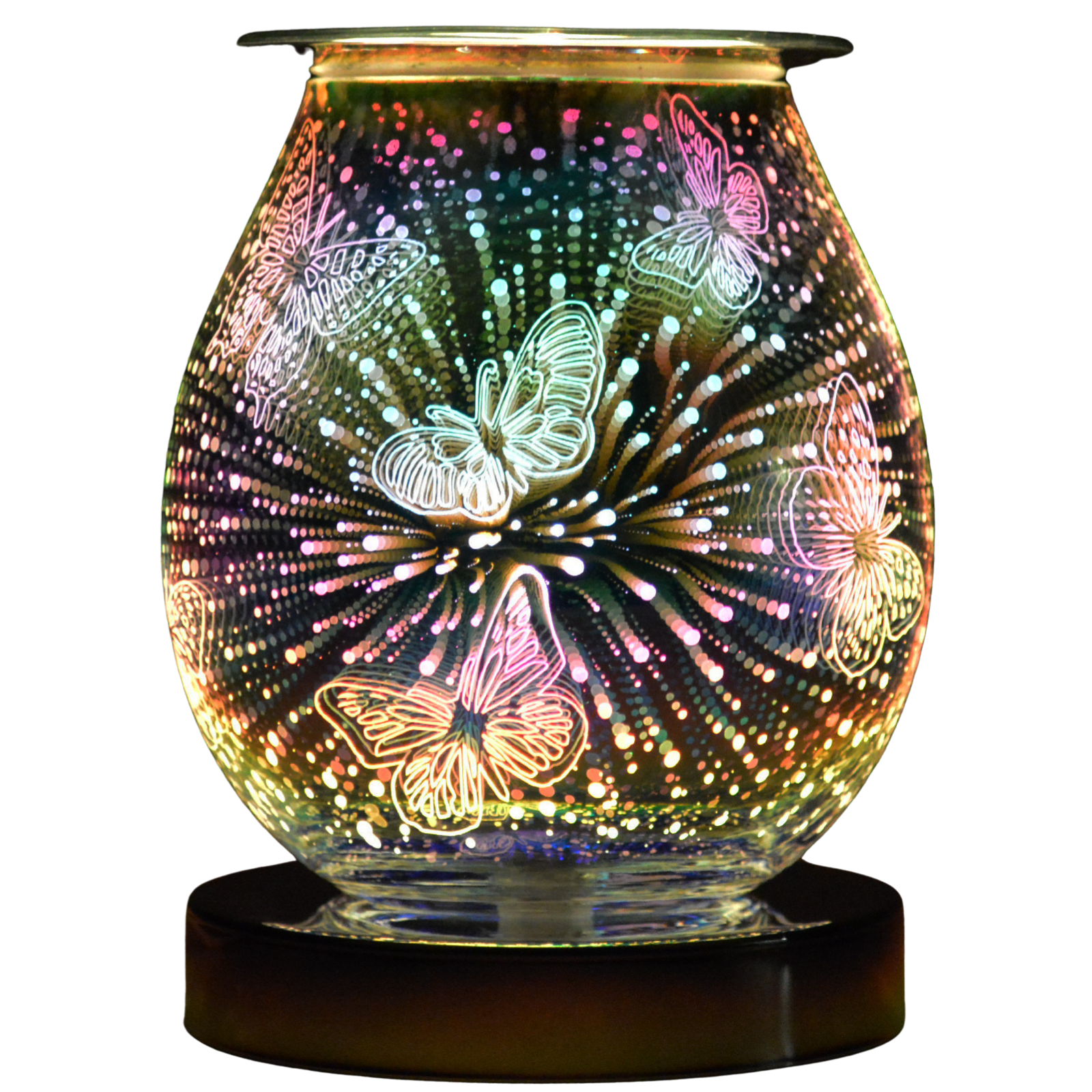 3D Touch Electric Wax Warmer with Butterfly Design - Premium Cello Wax Melter for Home Aromatherapy & Relaxation | Perfect for Bedroom, Bathroom, and Office Use