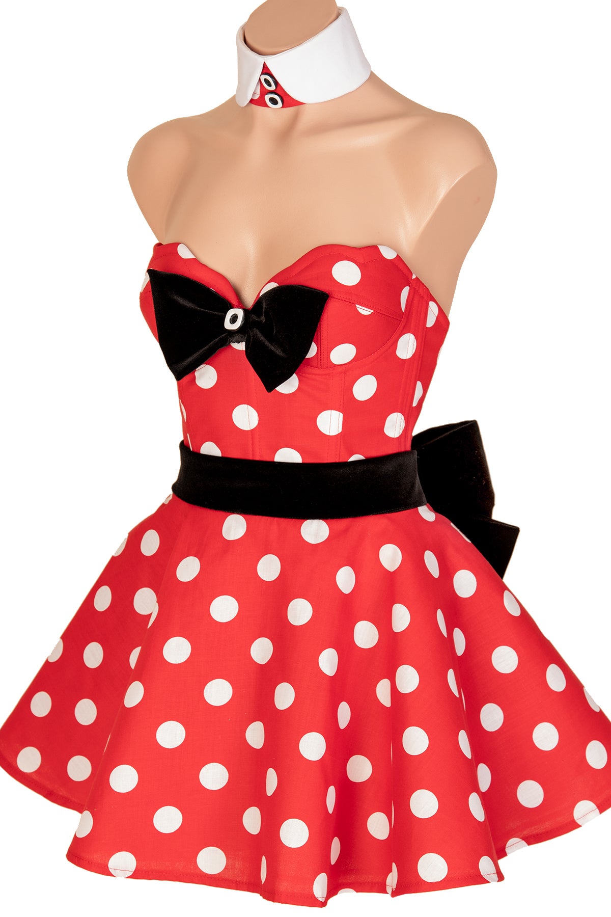 Mousie Strapless Corset for Women - Sexy Bustier Lingerie Top with Push Up & Boning - Perfect for Valentine's Day, Boudoir, Bridal, and Special Occasions