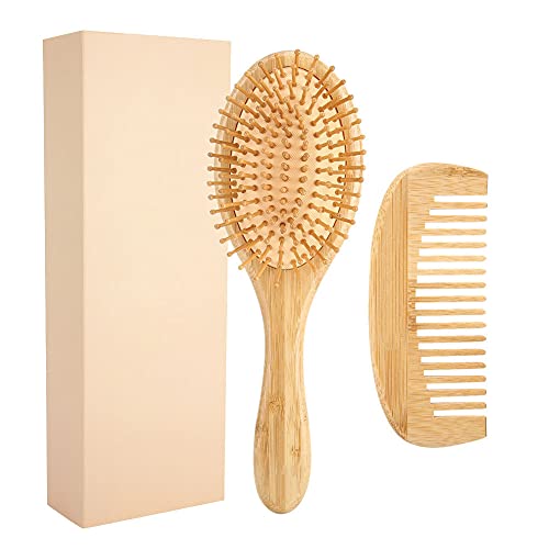 2Pcs Air Cushion Hair Brush Set - Scalp Massage & Hair Styling Tools with Soft Bristles for Healthy Hair Care | Perfect for Daily Use, Salon Styling & Relaxing Scalp Massage at Home