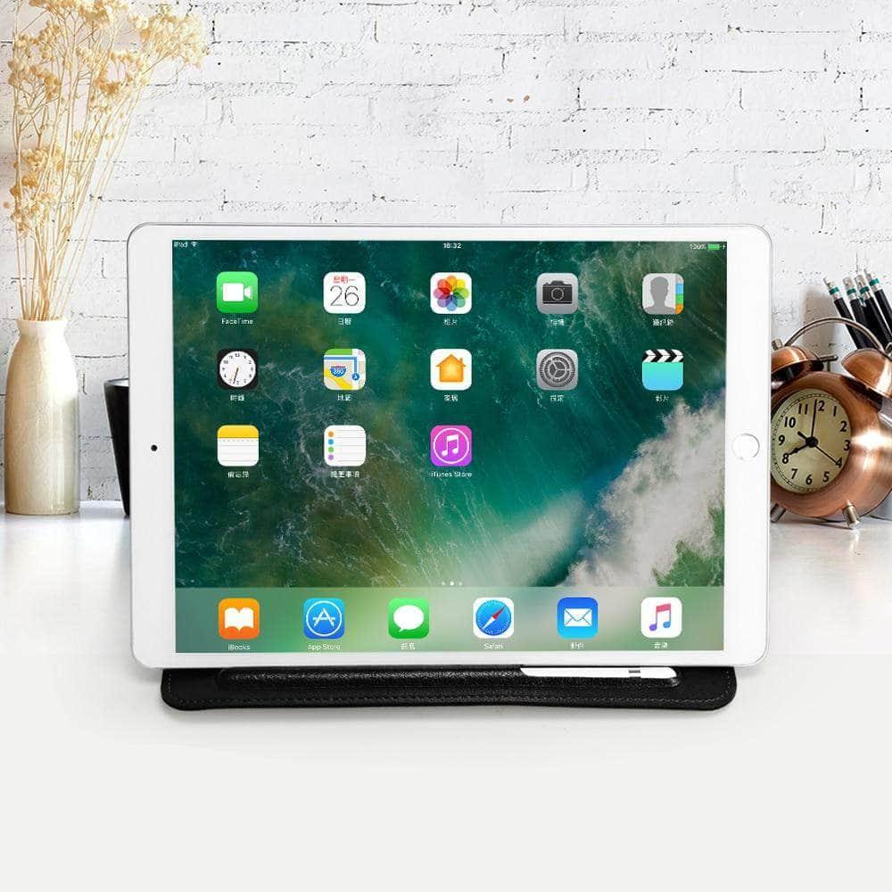 Apple iPad Air 4 (10.9-inch 2020 Model) Genuine PU Leather Protective Sleeve Case with Hand Strap - Perfect for Work, Travel & School