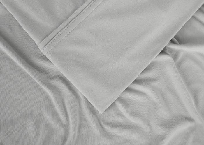 Premium Ver Tex King Size Sheet Set - Light Grey 100% Cotton Bed Sheets for Ultimate Comfort - Perfect for Master Bedroom, Guest Room & Hotel Use