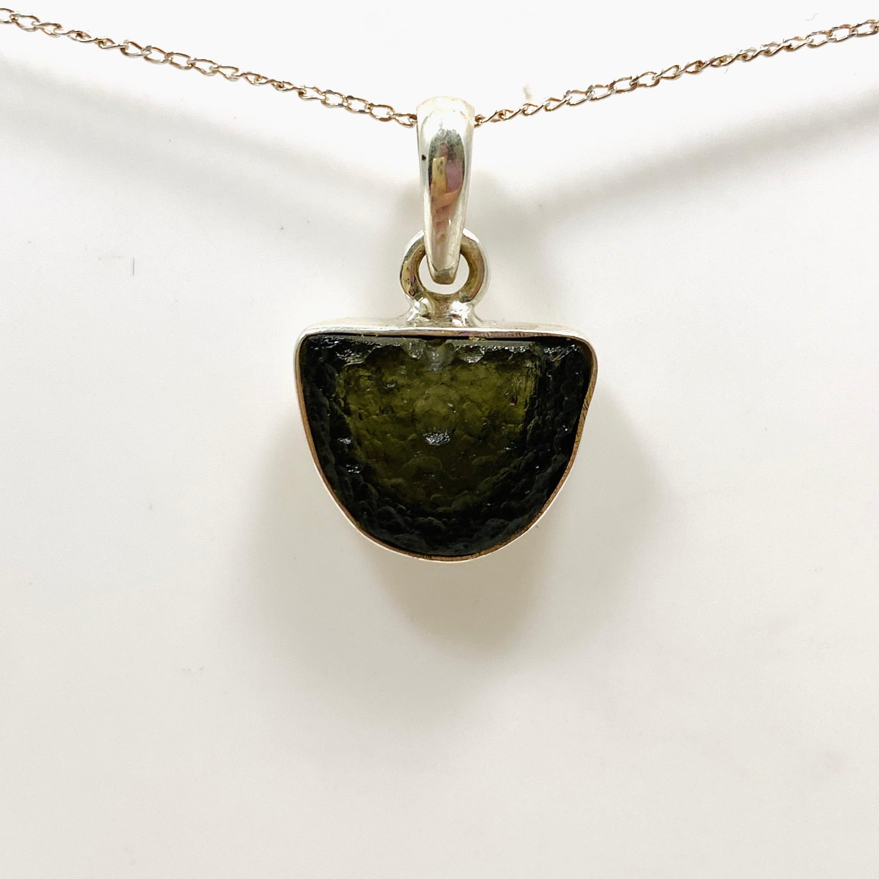 Natural Moldavite Pendant 2.44g Genuine Czech Meteorite Jewelry - Perfect for Spiritual Healing, Meditation & Unique Gift Giving