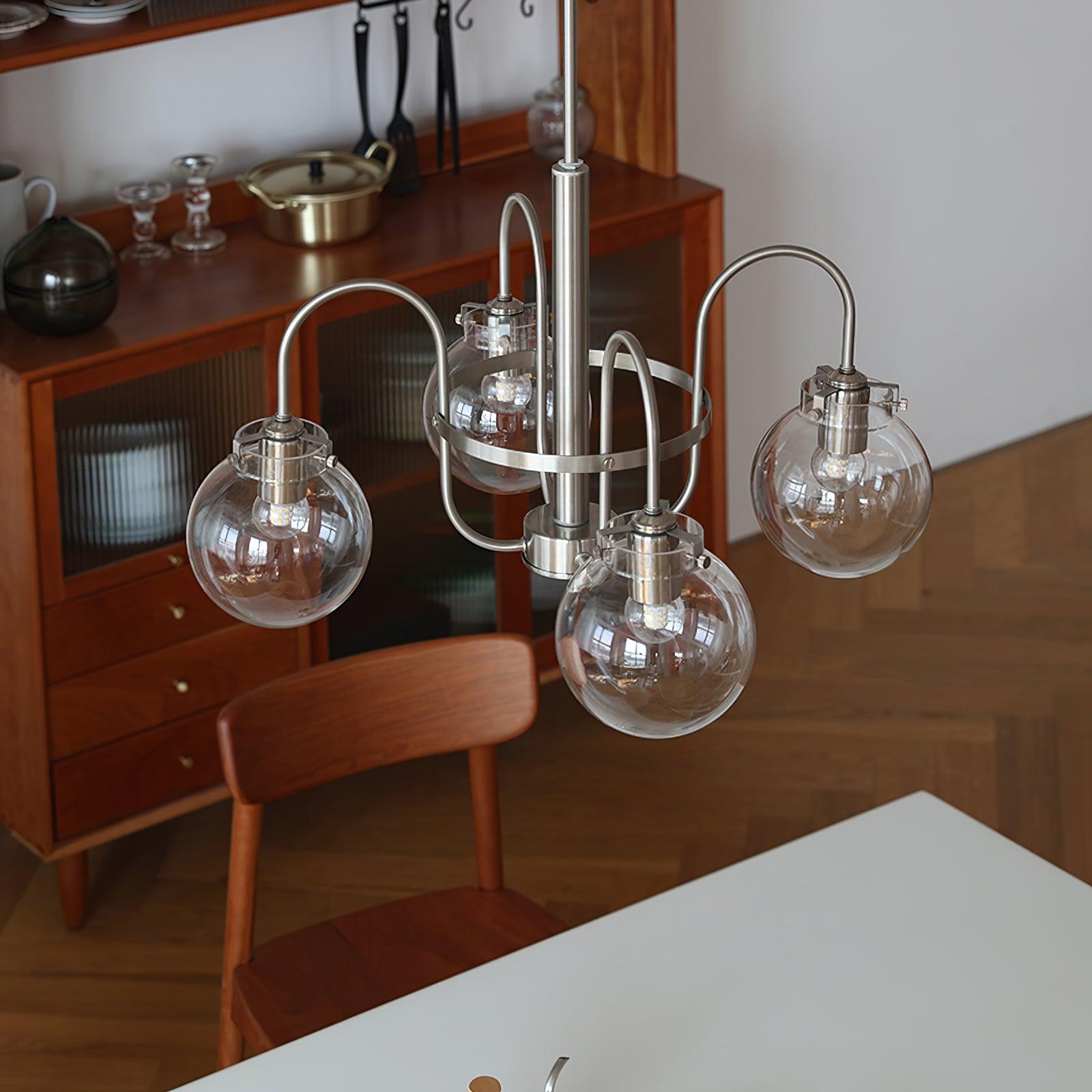 Elegant Hansford Crystal Chandelier - Modern Ceiling Light Fixture for Dining Room, Living Room & Bedroom | Perfect for Home Decor & Wedding Venues