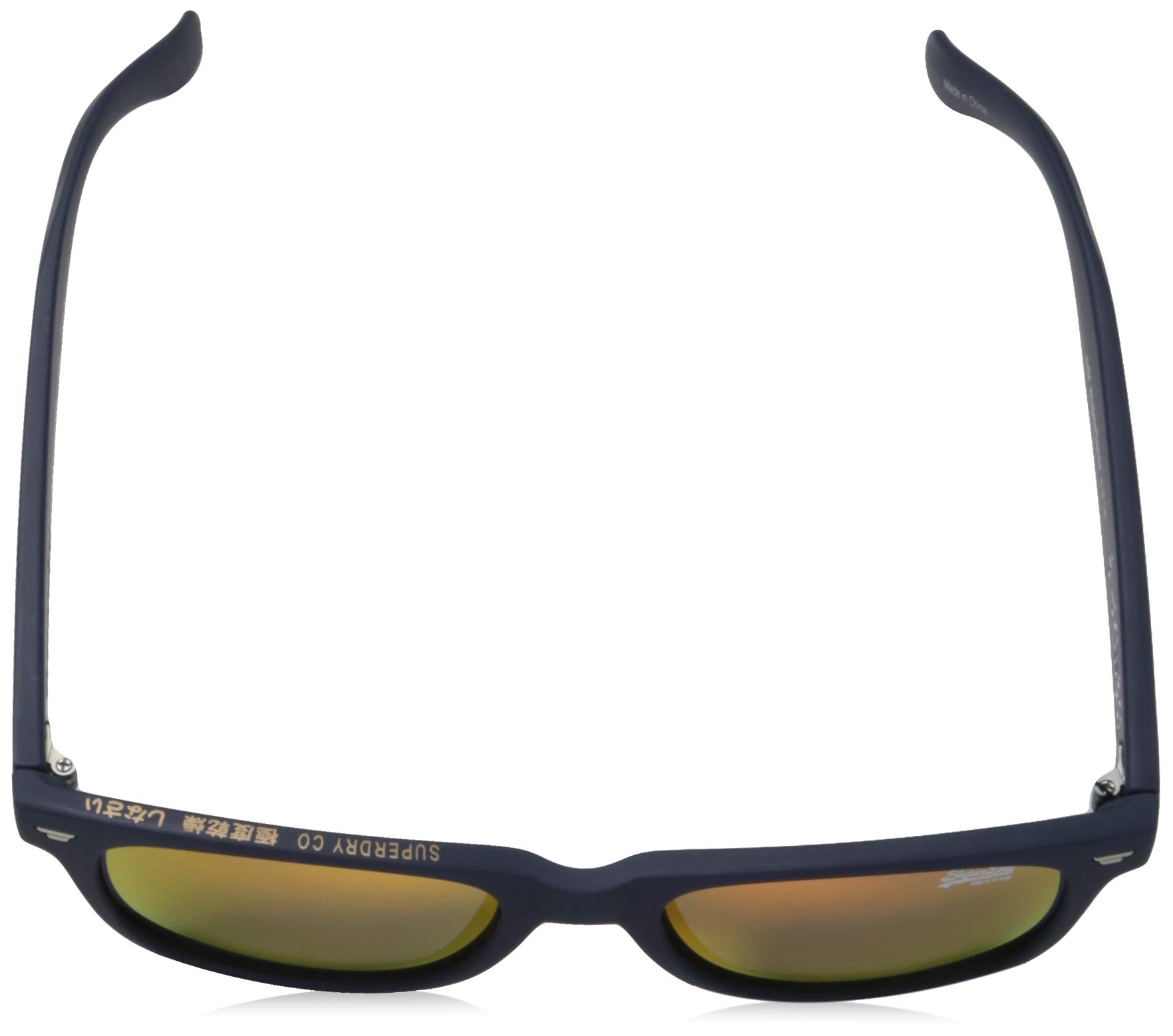 Superdry SDR Superfarer Sunglasses for Men & Women - Polarized UV Protection, Rubberized Navy Frame, Lightweight & Durable - Perfect for Driving, Travel & Outdoor Activities