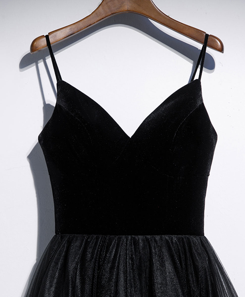 Elegant Black V-Neck Tulle Short Prom Dress - Homecoming Party Dress for Women - Perfect for Prom Night, Homecoming Dance & Special Occasions