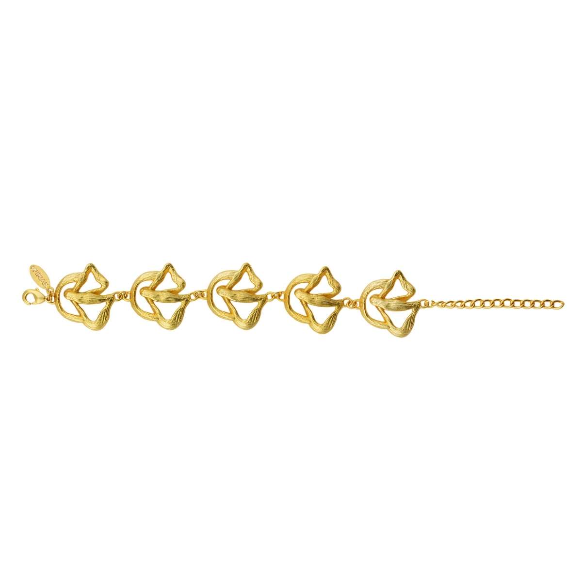 Back to Nature Goldtone Bracelet for Women - Elegant Boho Jewelry for Everyday Wear, Gift Giving & Special Occasions