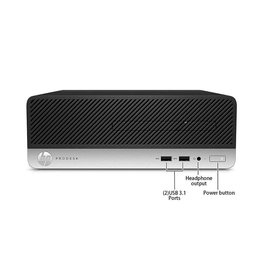 HP ProDesk 400 G4 SFF Business Desktop PC - Intel Core i5-7500 Quad-Core (7th Gen, up to 3.8GHz), 16GB RAM, 512GB SSD, Windows 10 Pro - DisplayPort, VGA, USB 3.0, WiFi, Bluetooth - Certified Refurbished with 1-Year Warranty | Perfect for Office Work, Home Use & Small Business Computing