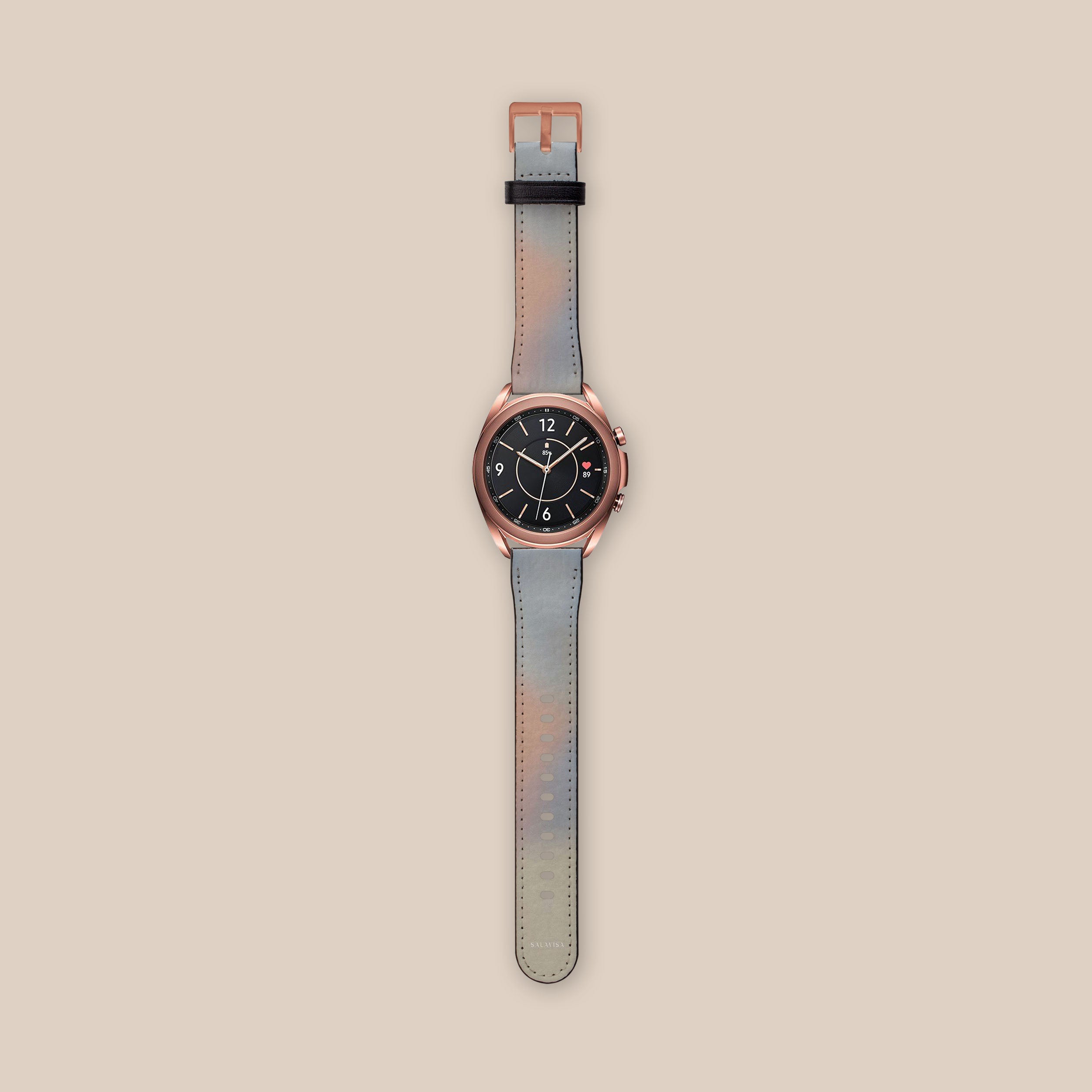 Sky Haze Galaxy Watch Band - Premium Durable Silicone Strap for Samsung Galaxy Watch 4/5/6, Adjustable Comfortable Wristband for Workout, Running & Everyday Wear