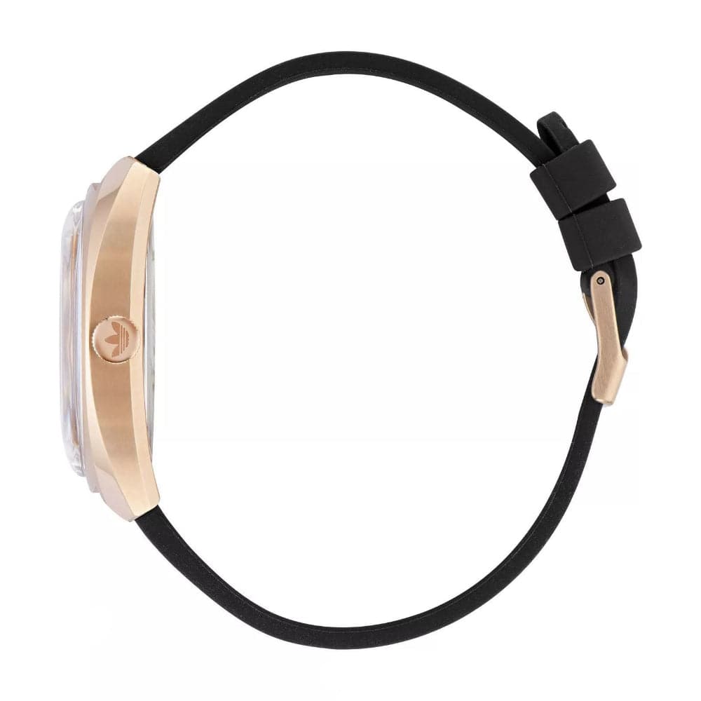 Adidas Originals Unisex Watch with Black Dial & Silicone Strap - AOFH23013 | Stylish Casual & Sports Wear for Men & Women