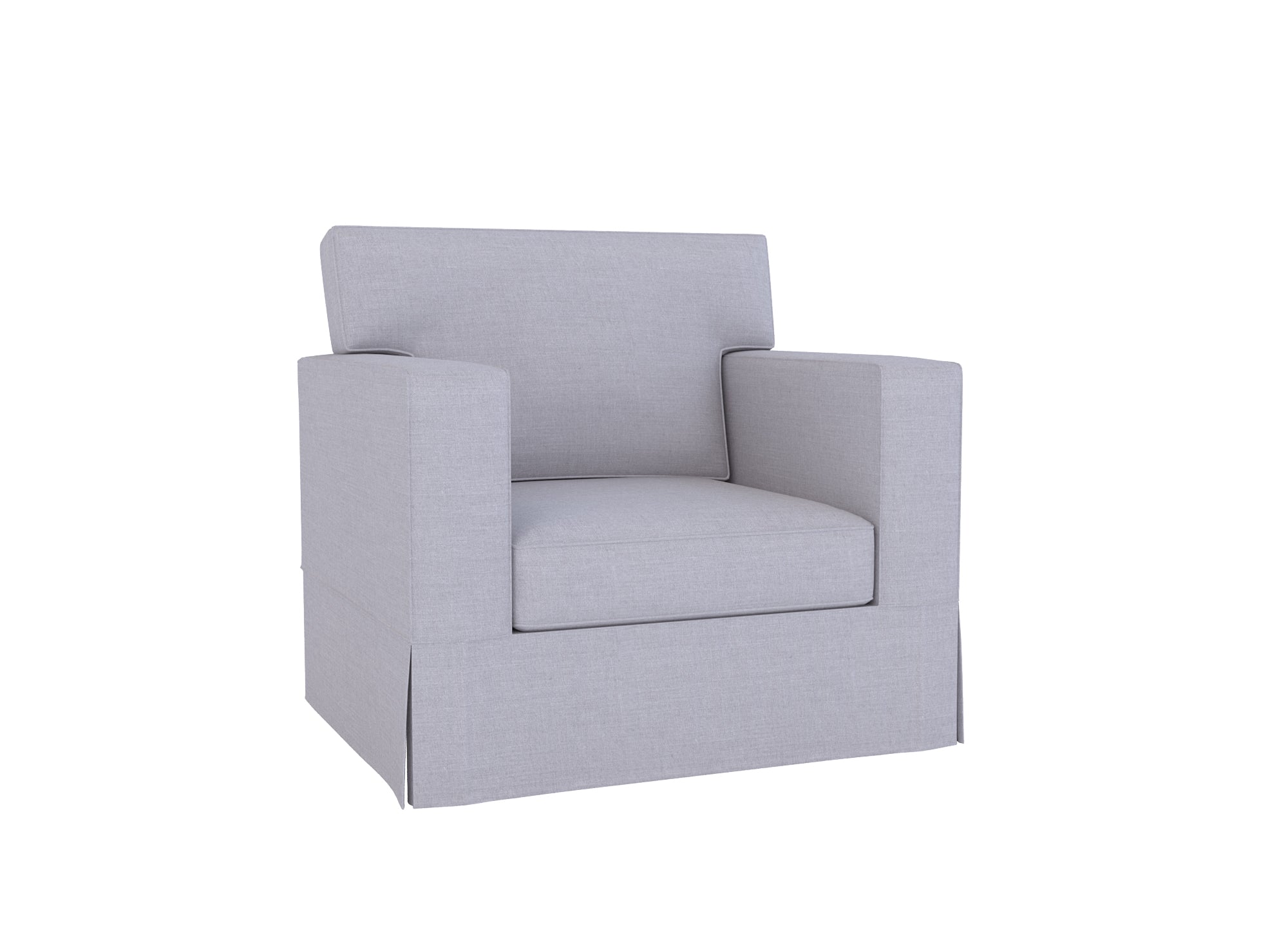 PB Comfort Armchair Cover - Square Arm, Box Edge Design, 36 Inch Slipcover for Living Room Furniture Protection & Style Upgrade | Perfect for Home Decor, Sofa Refresh & Pet-Friendly Use