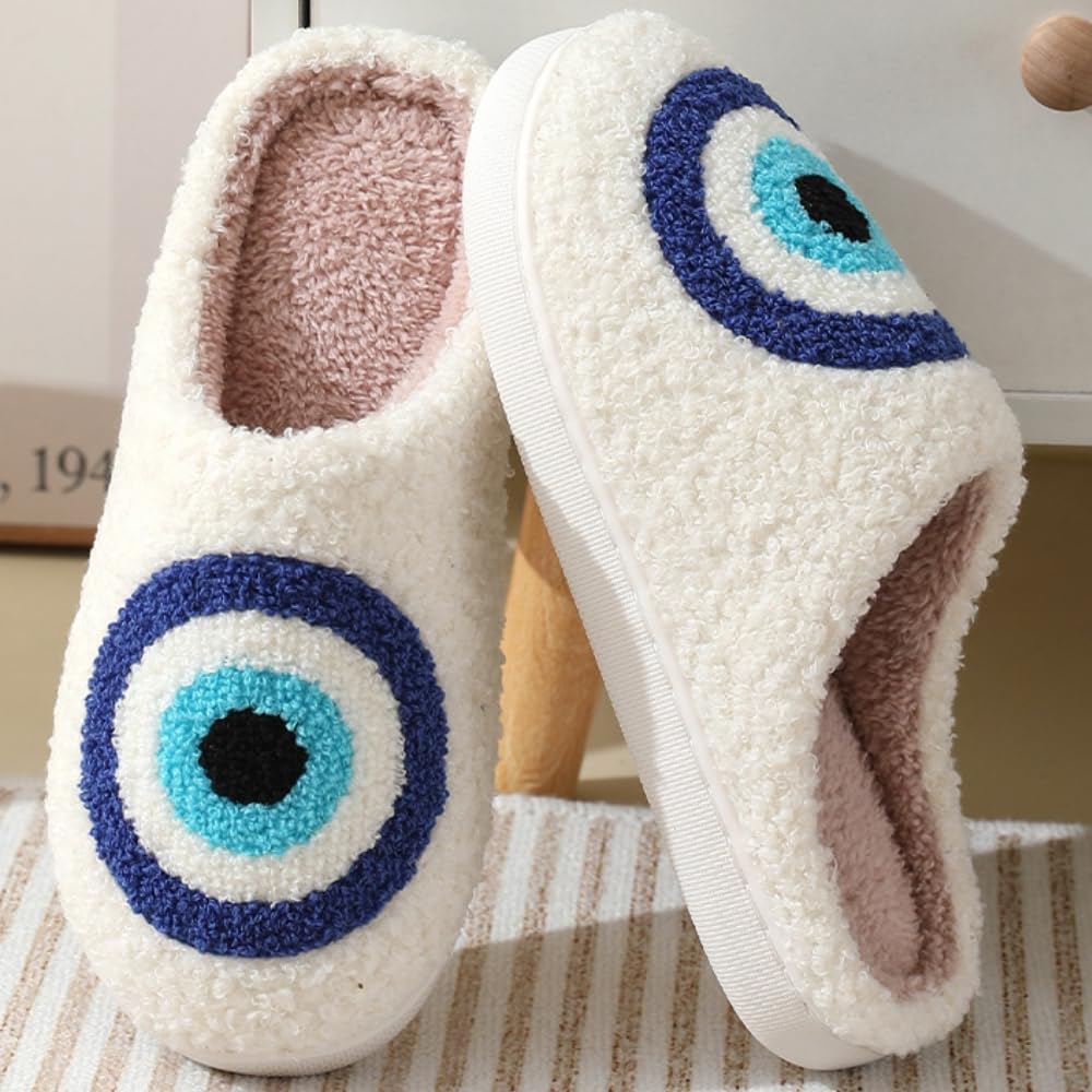 Cozy Plush Warm Slippers for Women & Men - Non-Slip Indoor/Outdoor House Shoes with Soft Cushion for Winter - Perfect for Home, Office, and Relaxation