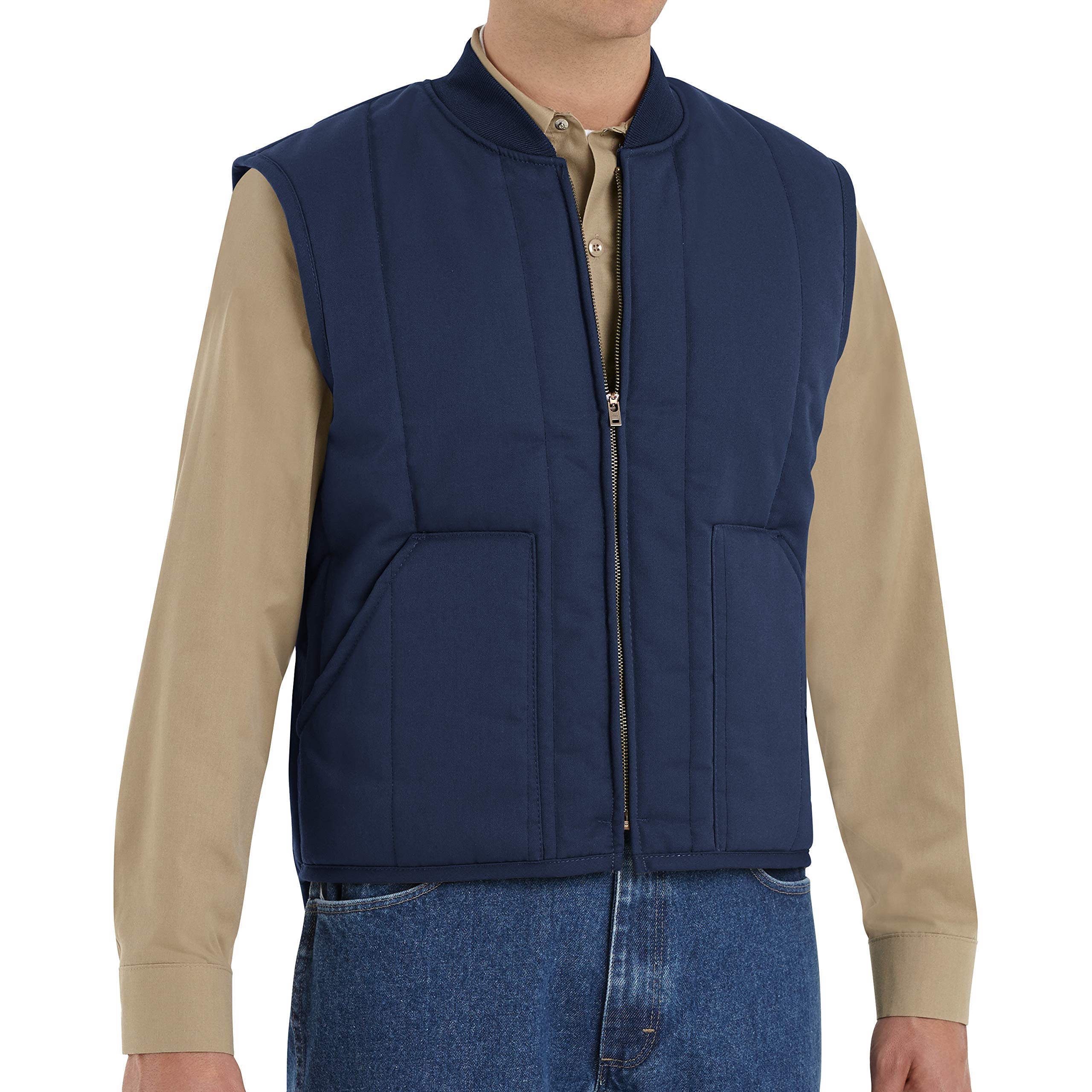 Red Kap Men's Quilted Vest - Lightweight Warm Work Vest for Outdoor Activities, Hunting & Construction | Durable & Comfortable for Winter Wear