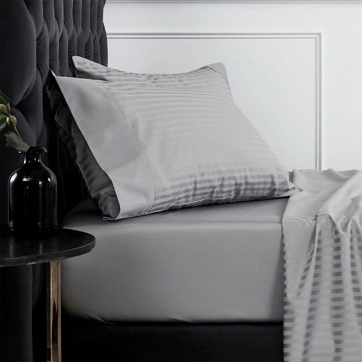 Sheridan Millennia 1200TC Fitted Sheet - STORM Color - Ultra Soft Luxury Bedding for Hotels & Home Use