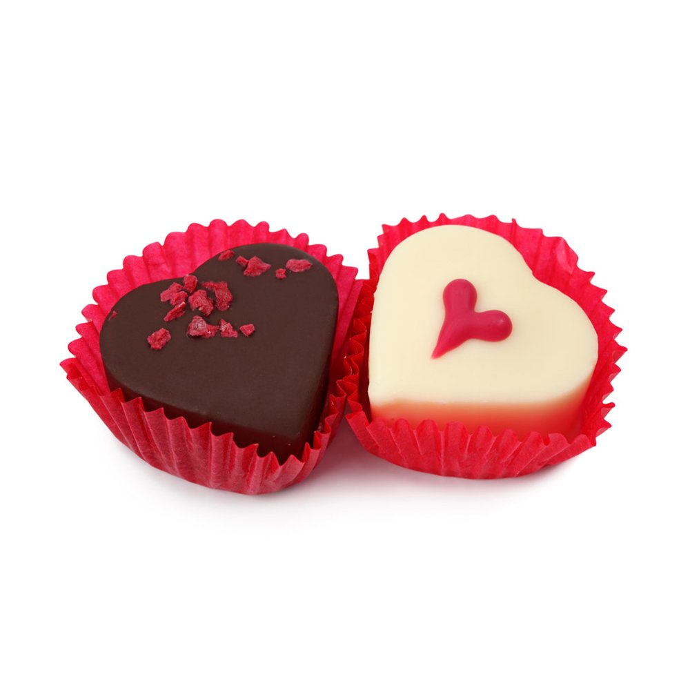 3 Pcs Pink Silicone Heart Ice Cube Trays - Candy, Gumdrop & Chocolate Molds for Valentine's Day, Parties & DIY Desserts | Mini Heart Shaped Ice Maker for Cocktails & Drinks