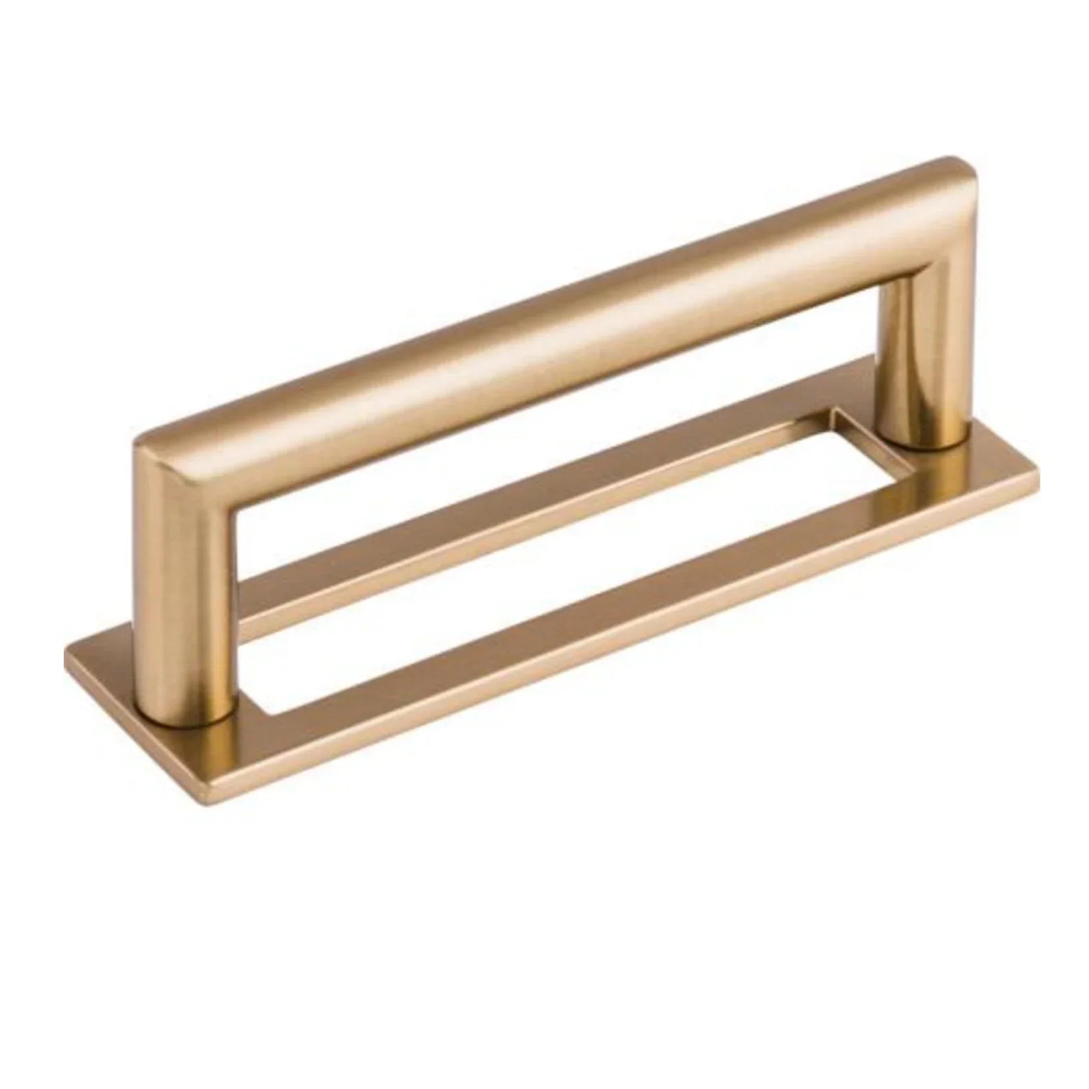 Champage Bronze Cabinet Drawer Pulls and Knobs with Backplate - Vintage Style Hardware for Kitchen Cabinets, Dressers & Furniture Upgrade