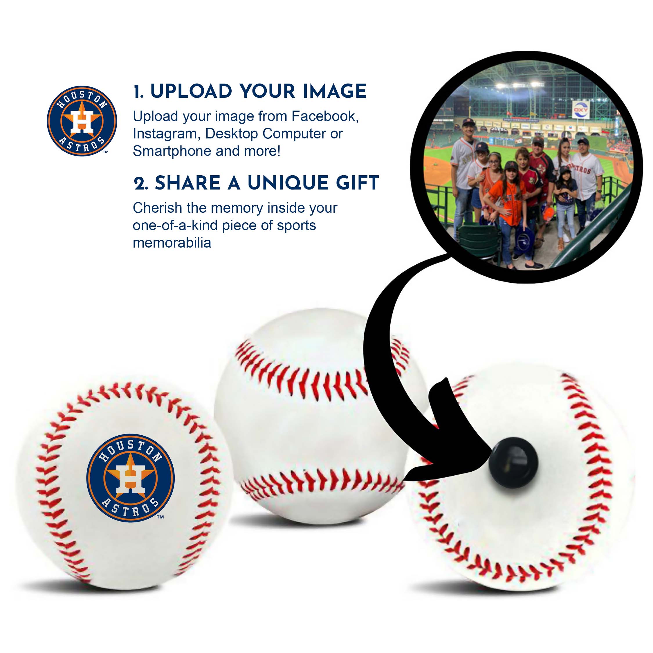 Houston Astros MLB Baseball Team Picture - Premium Wall Art for Sports Fans & Home Decor | Perfect for Man Cave, Game Room & Office Decorations