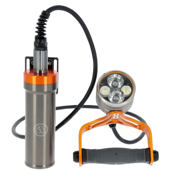 Apeks Luna X Underwater Canister Light - Professional Diving Flashlight for Scuba, Cave & Night Diving | Waterproof LED Torch for Marine Exploration & Underwater Photography