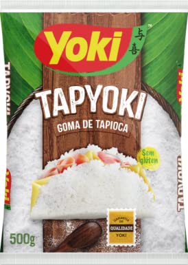 Yoki Tapyoki Tapioca Flour Ready Dough - 500g / 19.40oz / 1.2lb (Pack of 10) - Perfect for Gluten-Free Cooking, Brazilian Cheese Bread, and Bubble Tea Recipes