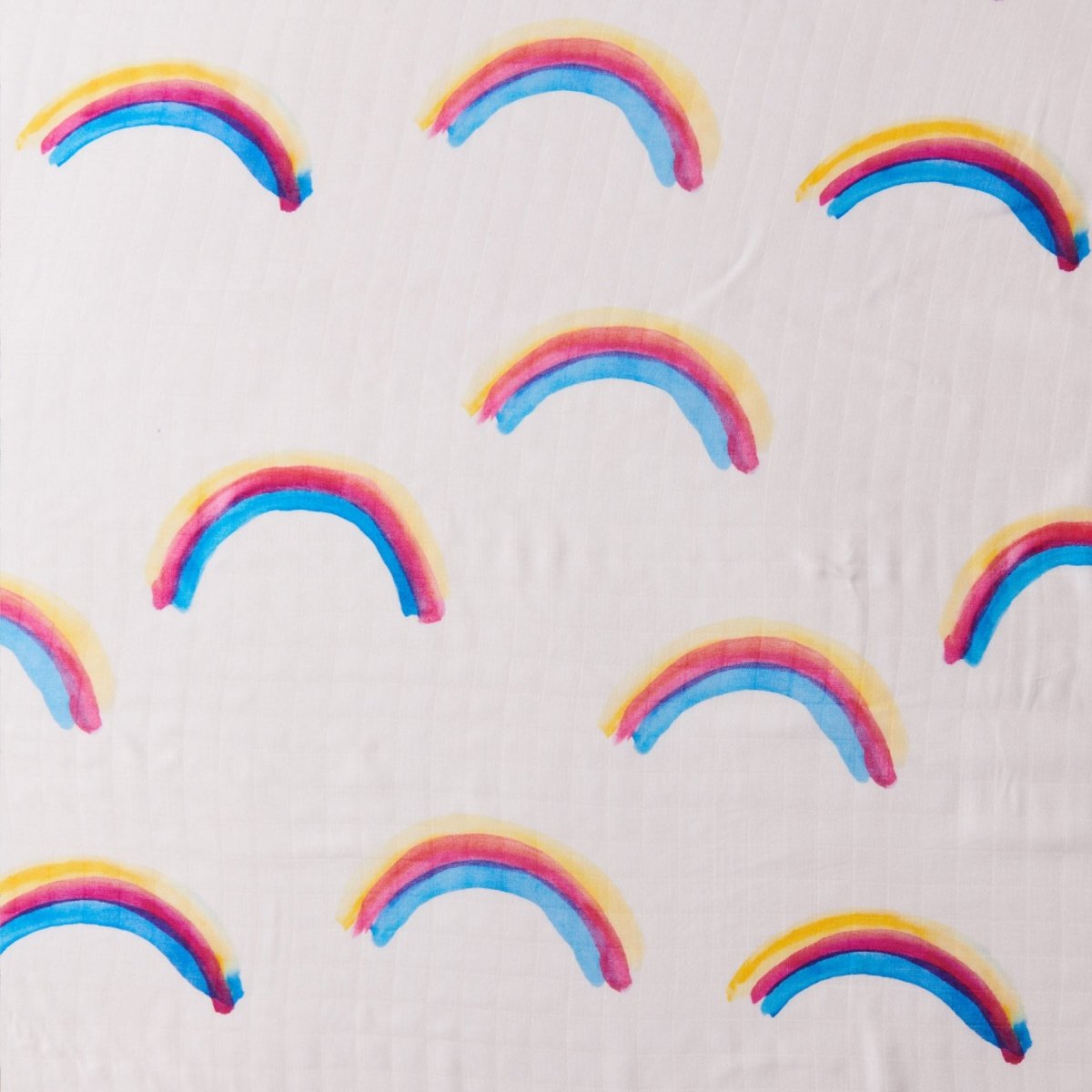 Rainbow Love Bamboo Swaddle Blanket - Soft Organic Baby Wrap for Newborns & Infants - Perfect for Swaddling, Nursing & Photo Shoots