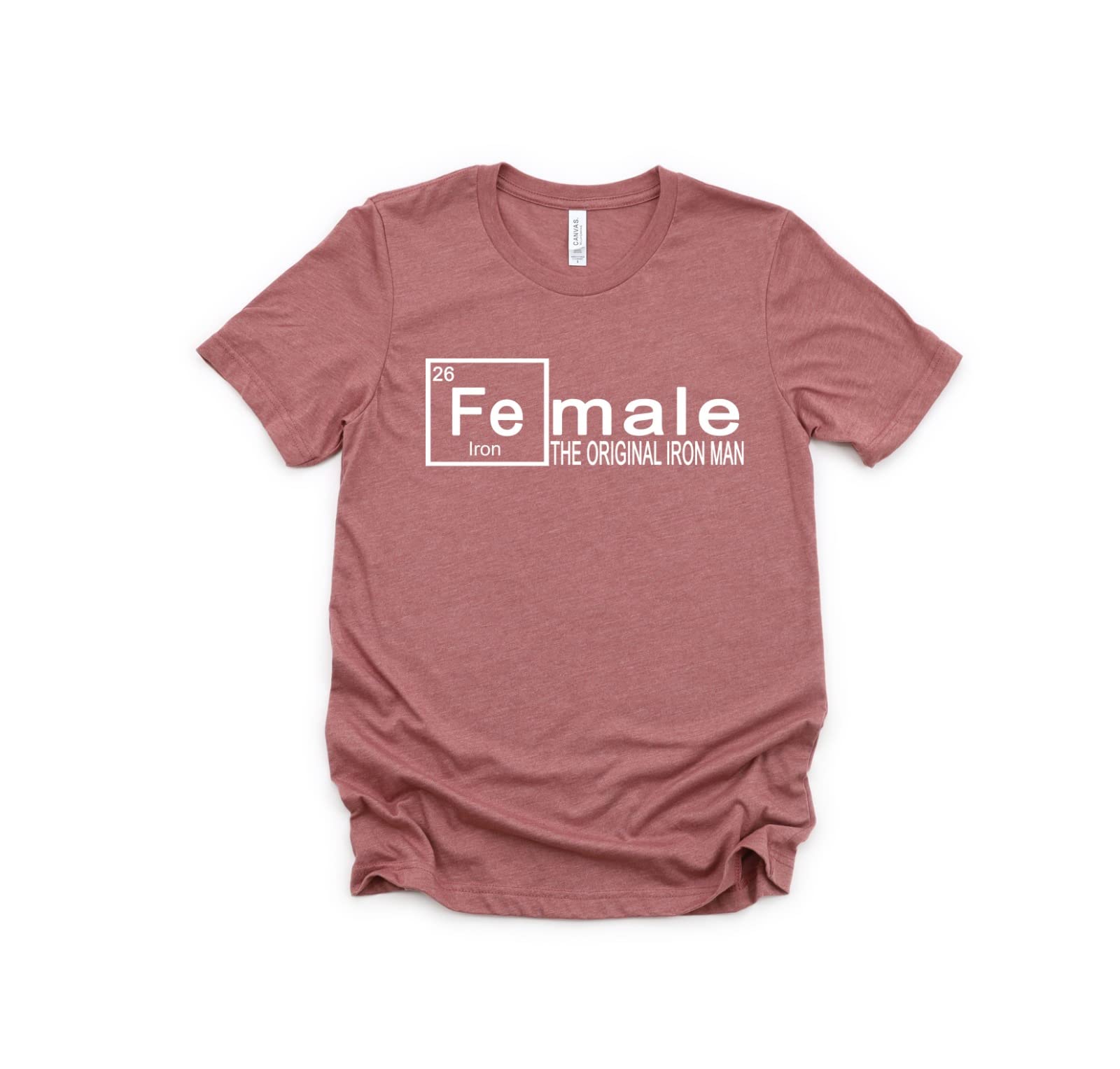 FE Iron Shirt for Men & Women - Funny Chemistry Science Tee, Original Iron Man Inspired T-Shirt - Perfect Valentine's Day Gift for Science Lovers | Great for Cosplay, Comic Con & Geeky Date Nights