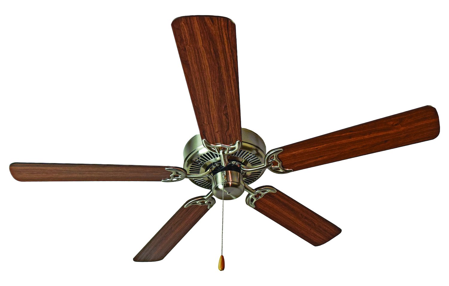 Basic-Max Indoor Ceiling Fan with Remote Control - 52 Inch Quiet DC Motor - Energy Efficient Modern Flush Mount Light Kit - Perfect for Bedroom, Living Room & Home Office