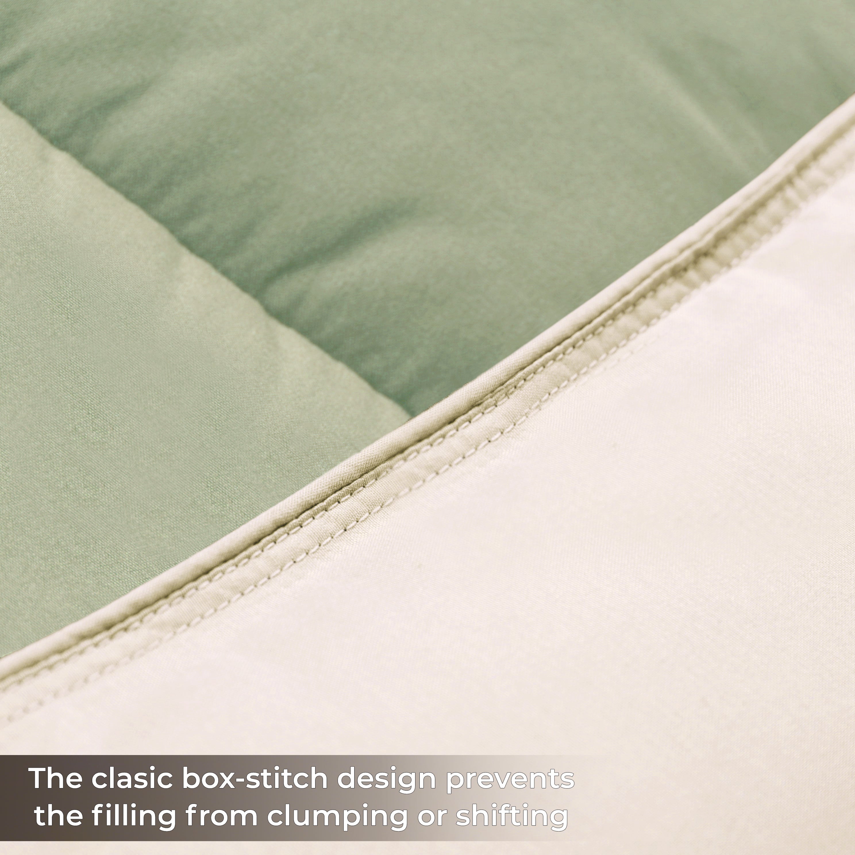 Luxury Brushed Microfiber Reversible Comforter Set - Ultra Soft Bedding for All Seasons - Perfect for Master Bedroom, Guest Room & Dormitory