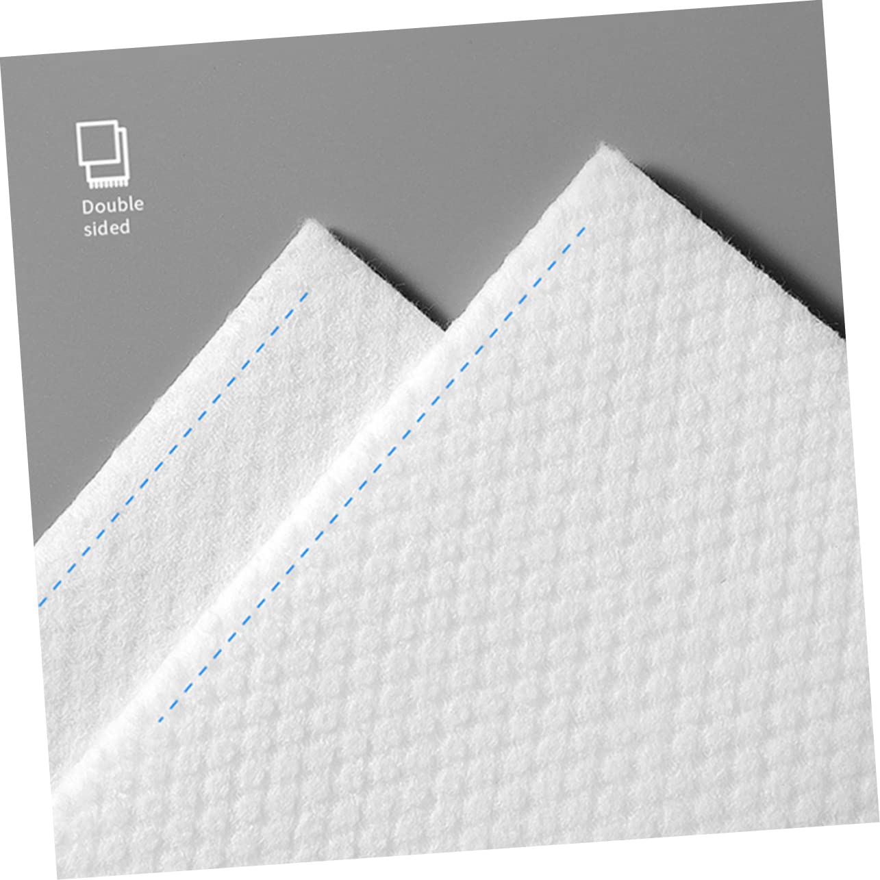 Healvian 1 Pack White Cotton Facial Towels for Makeup Removal & Skin Cleansing - Soft Reusable Washcloths for Wet & Dry Use - Perfect for Spa, Travel, and Daily Skincare Routine