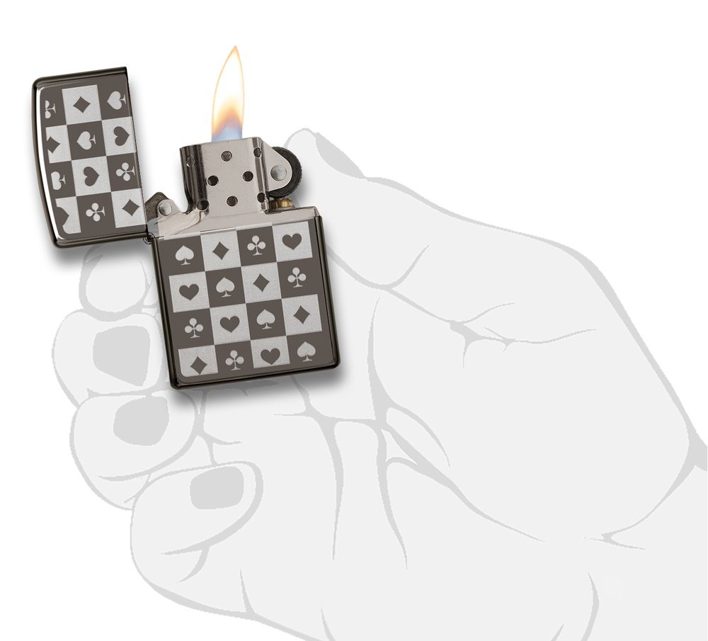 Zippo Windproof Card Lighters - Slim & Portable Pocket Lighter for Outdoor Camping, Hiking, and Everyday Carry (ECDC)