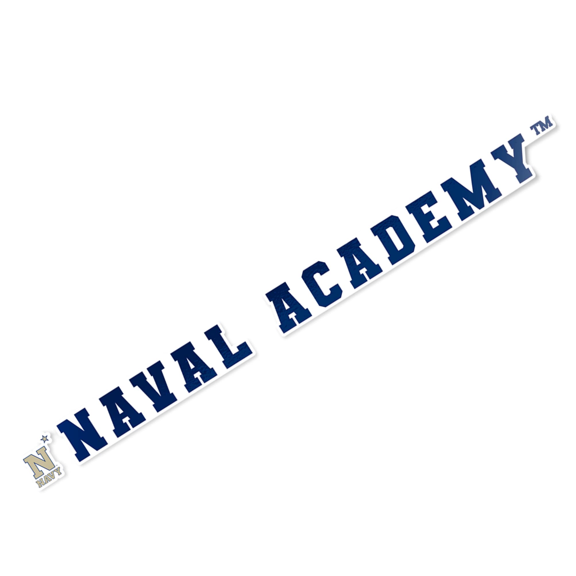 Premium 15 Inch Desert Cactus USNA Sticker - United States Naval Academy Midshipmen Navy Vinyl Decal for Laptop, Water Bottle, Car & Scrapbooking | Durable Waterproof Decoration for Military Pride & School Spirit