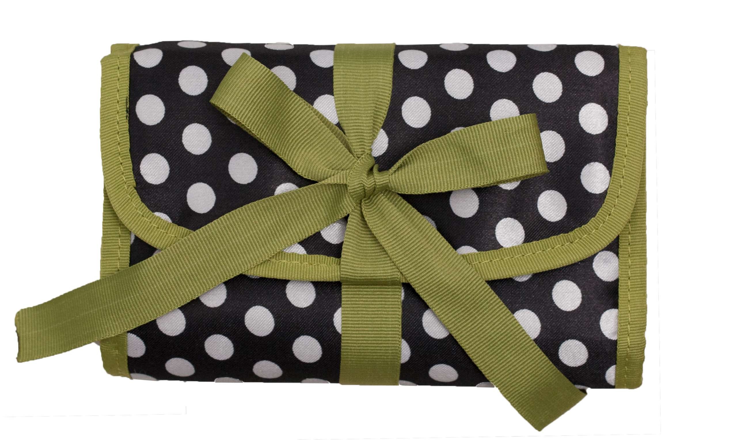 ORB Travel Jewelry Organizer Roll - Portable Cosmetic Bag for Women - Perfect for Travel, Vacation & Daily Use