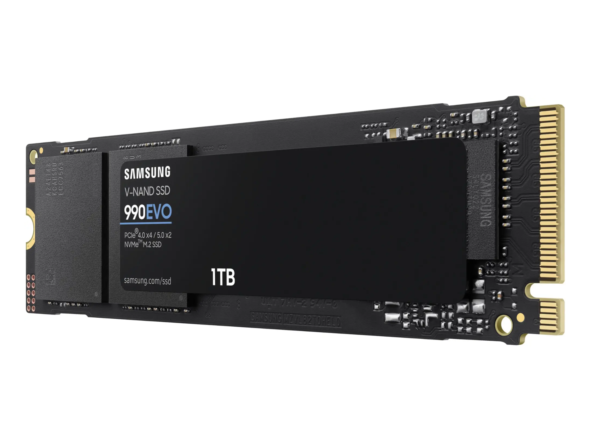 Samsung 990 EVO 1TB SSD - PCIe Gen 4x4 & 5x2 M.2 2280 Internal Solid State Drive with 5000MB/s Read Speed - Perfect for Gaming PCs, Laptops, and High-Performance Workstations