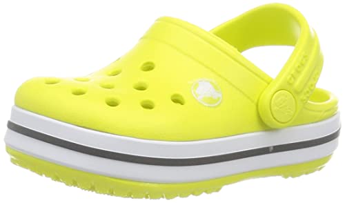 Crocs Unisex-Child Crocband Clogs | Comfortable Kids Water Shoes for Beach, Pool & Outdoor Play | Lightweight & Durable Slip-On Clogs