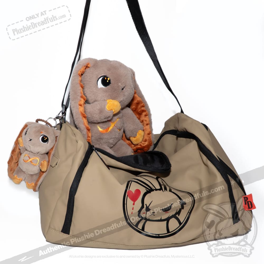 Gold Autism Awareness Rabbit Plush Keychain - Soft Plushie Dreadfuls Stuffed Animal Toy for Kids & Adults - Perfect for Backpacks, Gifts & Sensory Support